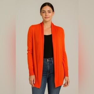 Banana Republic Bright Orange Long Cardigan | Size M | NWT